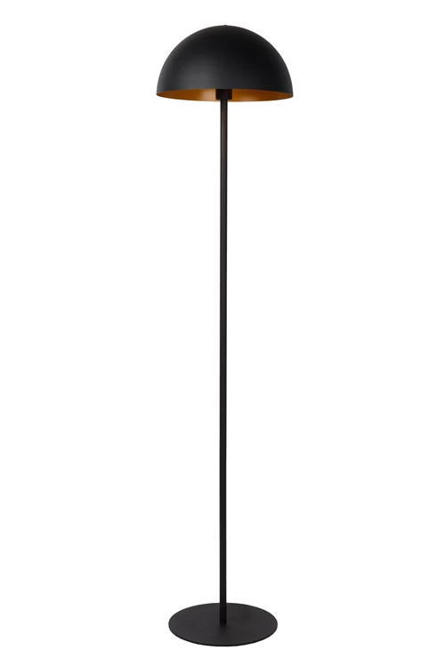 Lucide SIEMON - Lampadaire - Ø 35 cm - 1xE27 - Noir - éteint